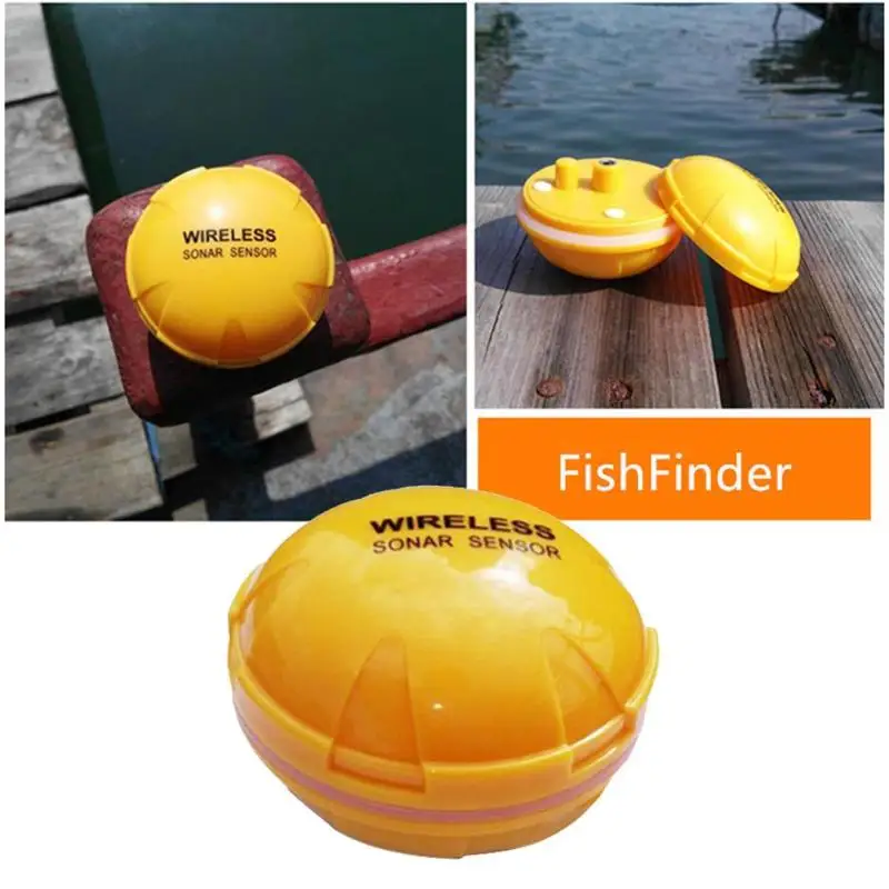 

Mobile Phone Fishfinder Wireless Bluetooth Visual HD Sonar Fish Finder Depth Sea Lake Fish Detector Smart Sonar Echo Sounder