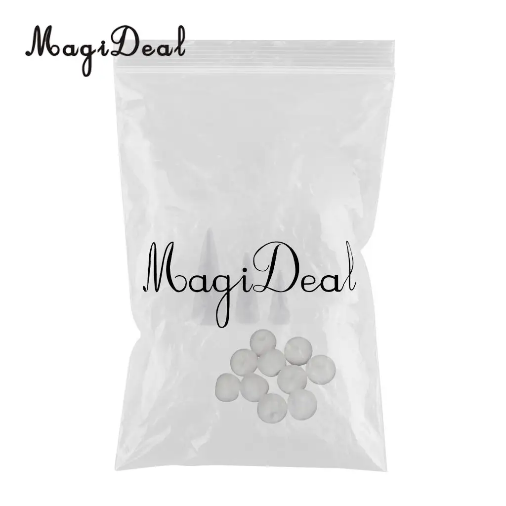MagiDeal 13Pcs Cone  Styrofoam Foam For Handmade DIY Hand Crafts Xmas for kids Modelling projects handmade Christmas Tree 