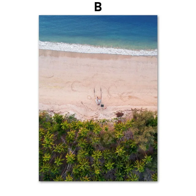 Azure-Blue-Sea-Beach-Tree-Ship-Landscape-Wall-Art-Canvas-Painting-Nordic-Posters-And-Prints-Wall.jpg_640x640 (1)