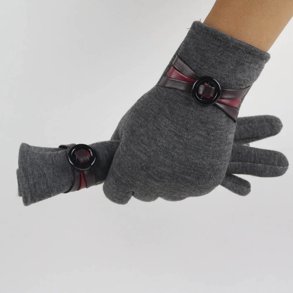 Guantes invierno mujer, женские теплые перчатки, мягкие, на запястье, толстые, варежки, полный палец, новинка, перчатки для экрана, удобные, mitaines femme