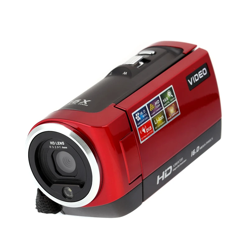 HD 720P Sigital Camcorder HDV Video Digital Camera 16MP 16x Zoom COMS Sensor 270 Degree 2