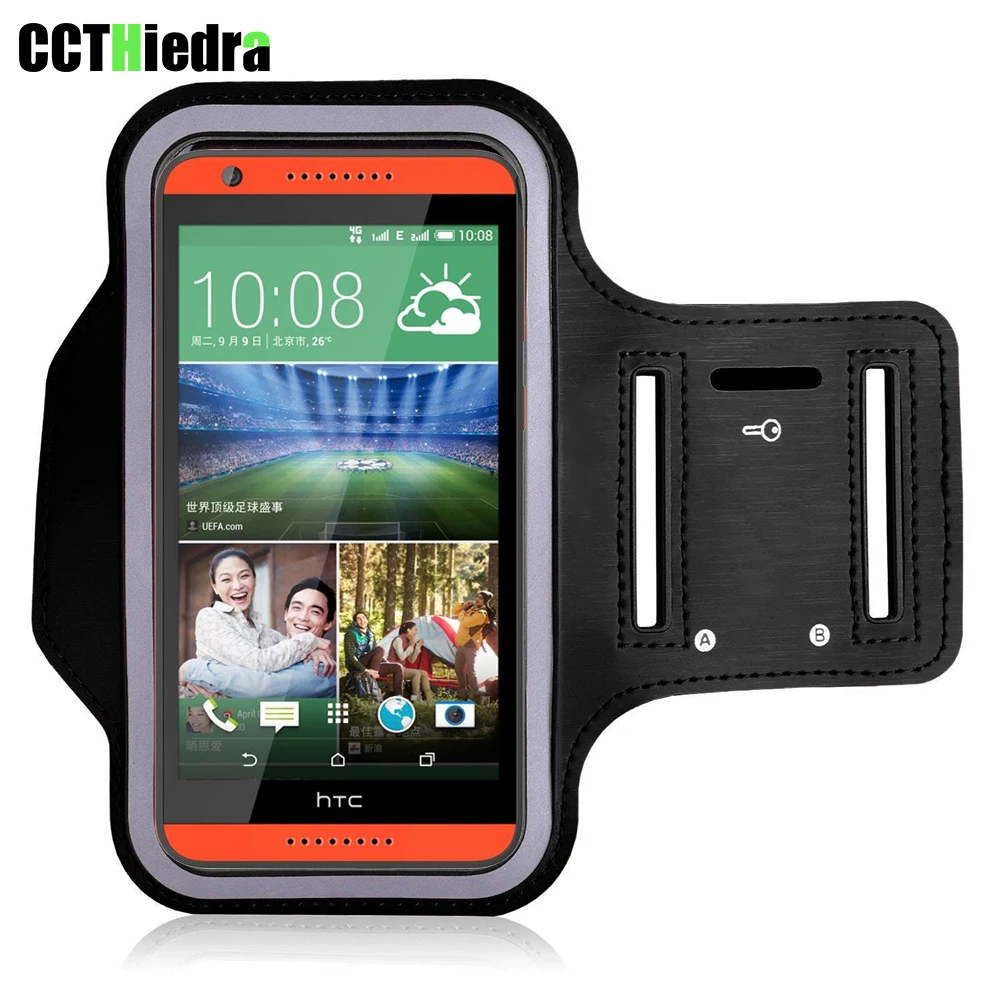 CCTHiedra للماء شارة ل HTC الرغبة 10 نمط الحياة 10 برو واحد لي واحد X9 M9 زائد الرياضة حالة 5.5 بوصة تشغيل الذراع الفرقة