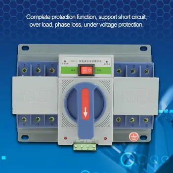

1pc AutomaticTransfer Switch Circuit Breaker Transfer Switch 220V Automatic Transfer Switch 63A 3P Mini Intelligent Dual Power