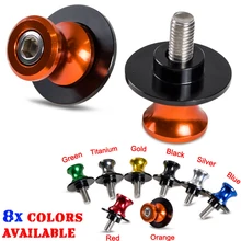 NICECNC M10 10mm Swingarm Spools kaydirici KTM Duke 125 250 390 690 Enduro SMC 990 Supermoto Kawasaki Ninja 250R 300R 400R 650R