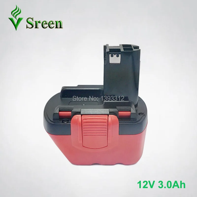 

New 12V Ni-Mh 3000mAh Replacement Rechargeable Power Tool Battery for Bosch BAT043 BAT049 BAT046 2 607 335 692 Drill Batteries