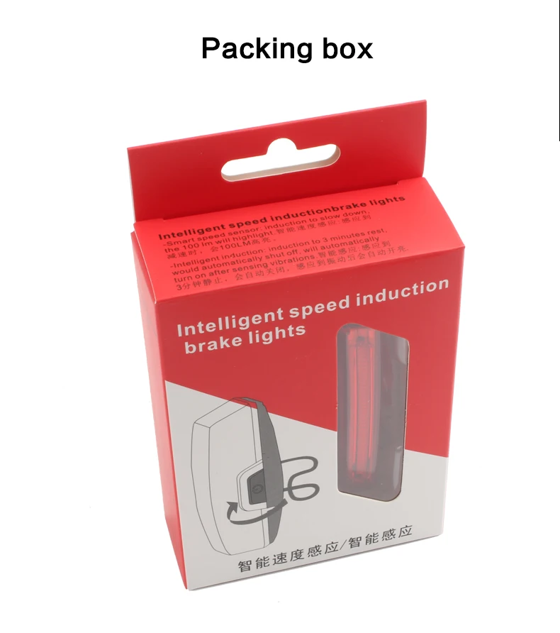 Top MEROCA Bike Bicycle Lamp100 LM Rechargeable LED USB COB Mountain Bike Tail Light Taillight MTB Safety Warning Bicycle Rear Light 16