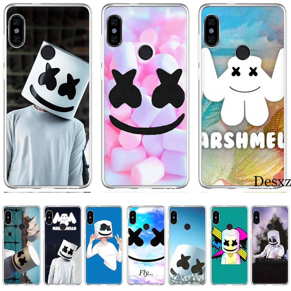 

Phone Case Marshmello Unique Design For Xiaomi Redmi Mi 8 SE Note 5 5A 6 6X Pro MIX 2S A2 Lite Plus 4X 4A S2 F1