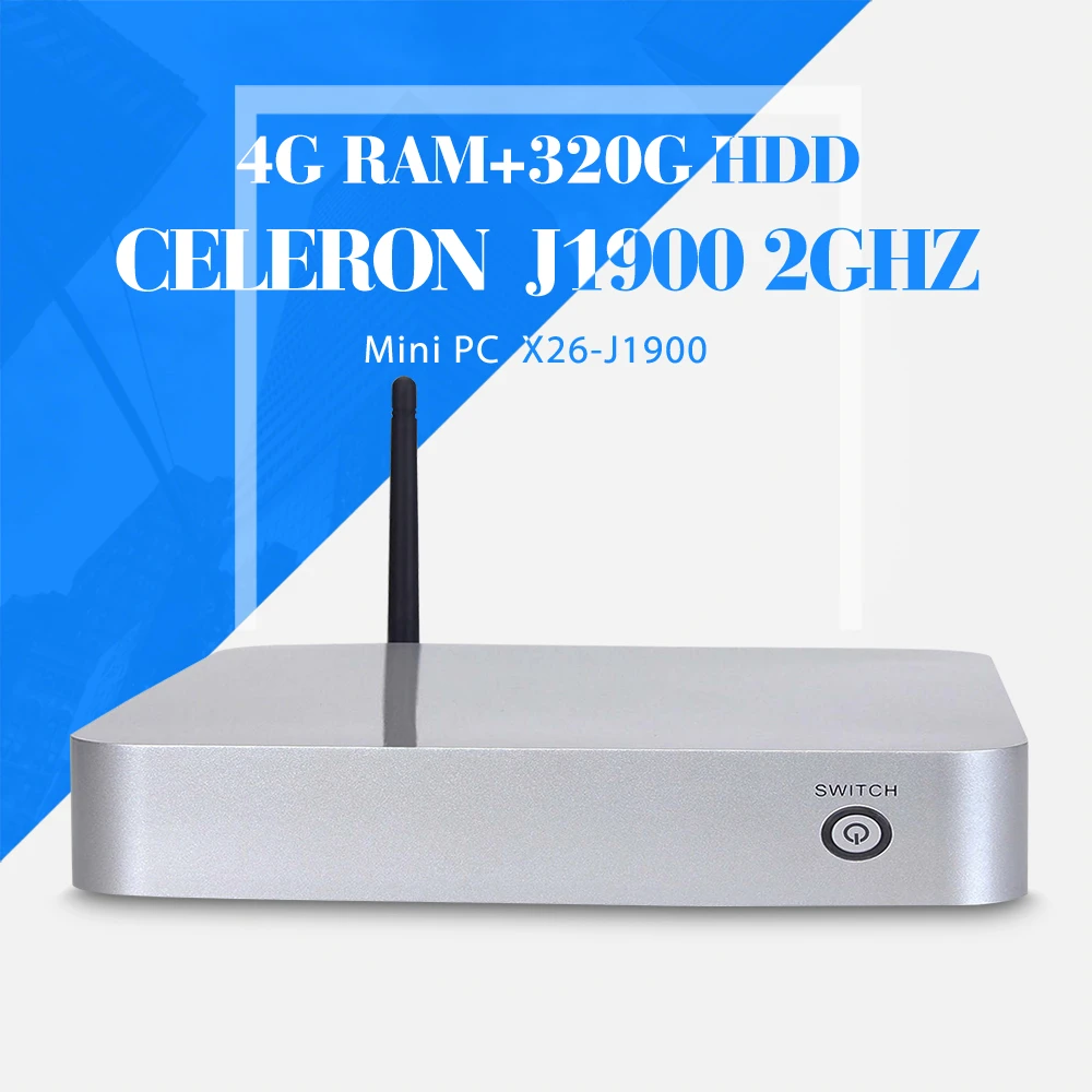 celeron J1900 4g ram 320g hdd wifi computer networking thin client computer support touch screen desktop