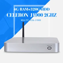 Celeron J1900 4 г 512ram + 320 г hdd + wifi компьютерных сетей тонкий клиент компьютерная поддержка сенсорного экрана настольный компьютер тонкий клиент