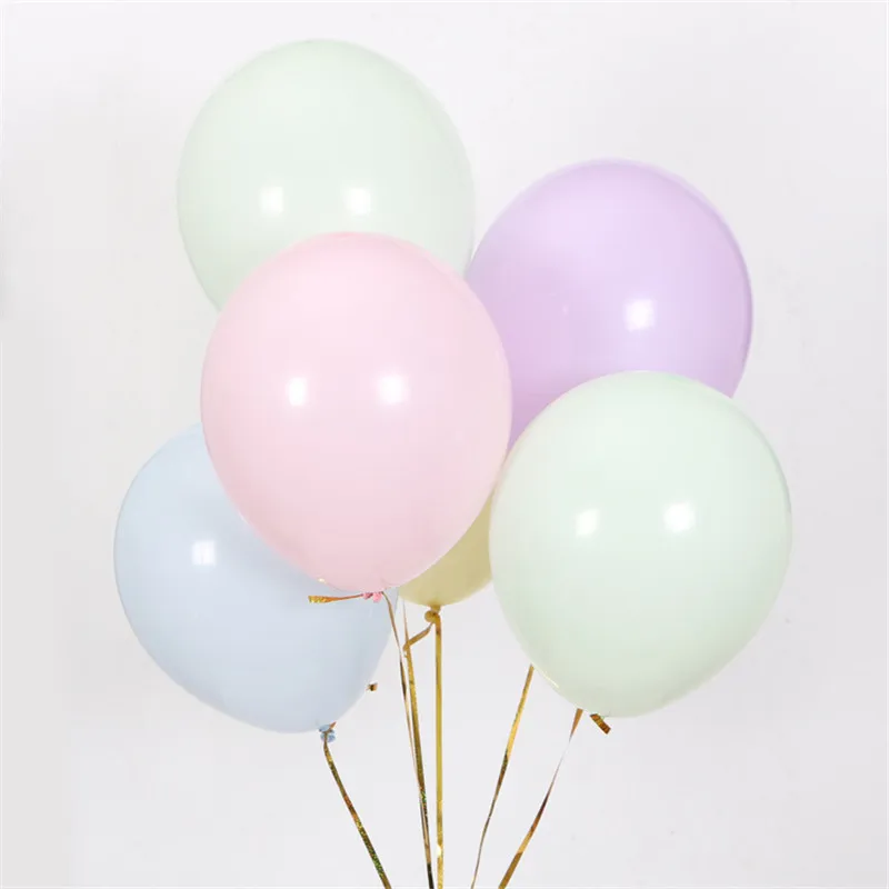 

10pcs Mix Color Macaron Latex Balloons Wedding Birthday Party 2.2g Pink Mint Rose Air Helium Latex Baby Decor Baby Shower Girl