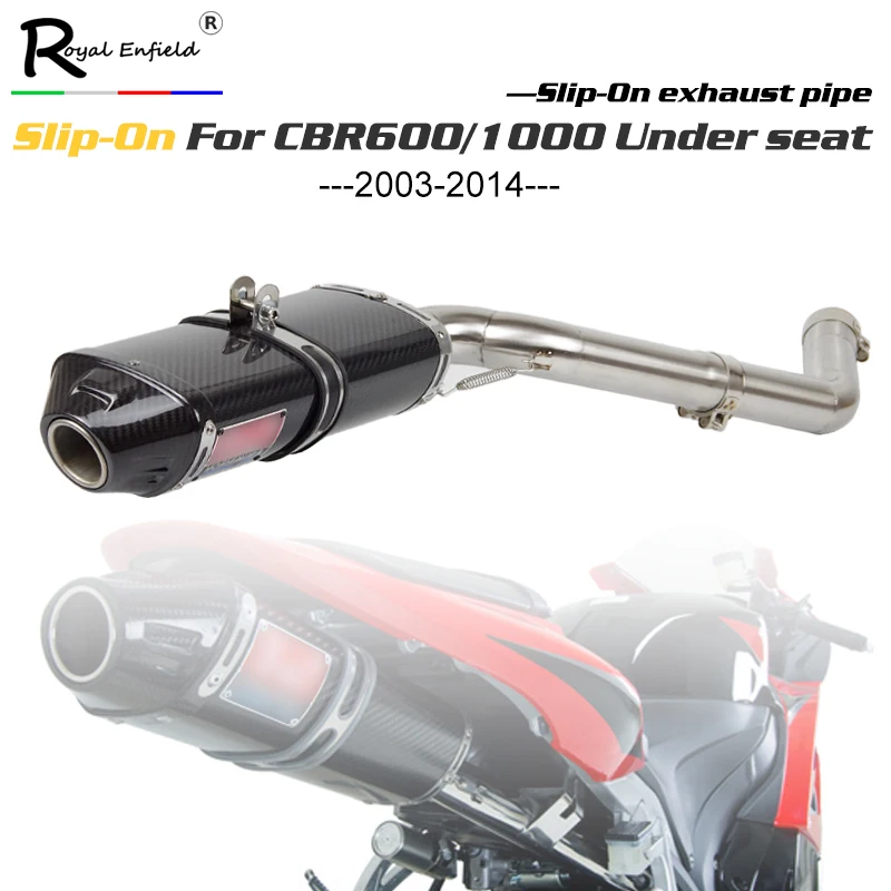 cbr600rr F5 Motorcycle exhaust muffler middle link pipe Yoshimura for