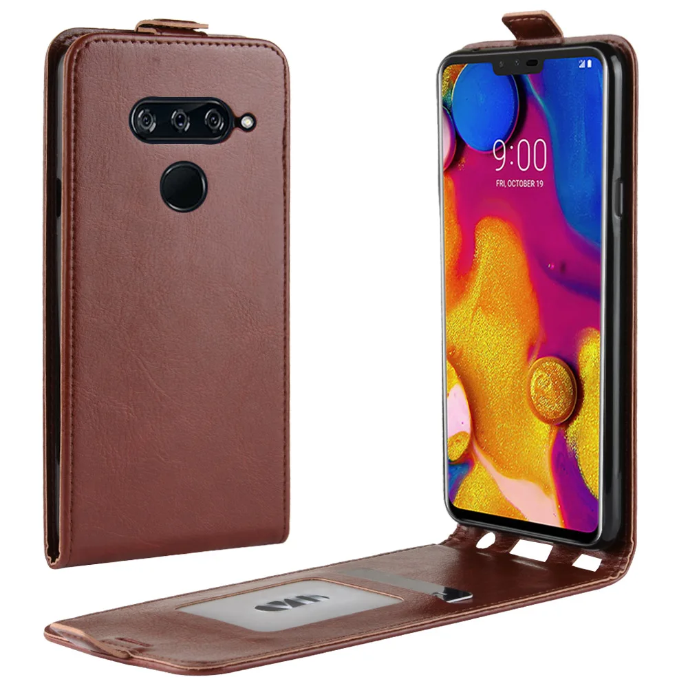 Раскладушка кожаный чехол для LG V40 ThinQ с магнитной застежкой раскладушка V405 6 4
