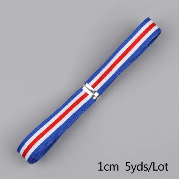 Royal Blue 5 ярдов/лот 10 мм полоса корсажная лента Свадебная вечеринка украшение рождественская лента подарок тесьма DIY Швейные аксессуары - Цвет: Royal Blue
