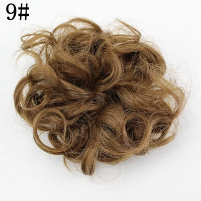 JOY& BEAUTY, Новое поступление, горячая распродажа, свободный стиль, для завивки волос, парик, слоеный бутон, эластичные повязки для волос, Галстуки для волос/Женские аксессуары для волос, 5 шт./лот - Цвет: #18