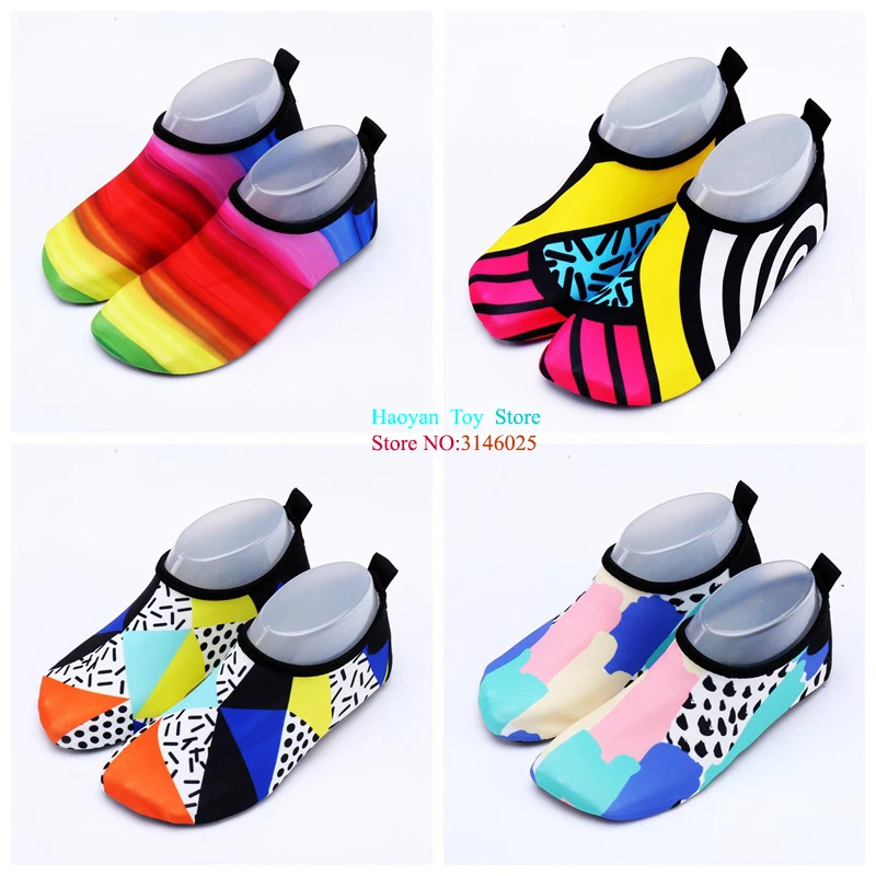 

Summer Slippers Big Size Beach Shoes Non-slip Breathable Boys And Girls Baby Swimming Wading Shoes Indoor Soft Shoes TX0068