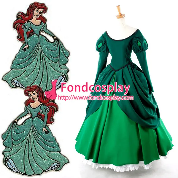 

Princess Ariel Dress Movie Cosplay Costume Tailor-made[G926]