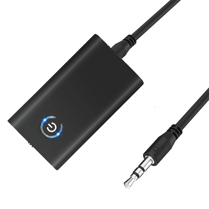 

2 in 1 Stereo Wireless Bluetooth Receiver 3.5mm Jack Bluetooth Audio Music Transmitter Adapter APTX for TV Car Speaker Headphone