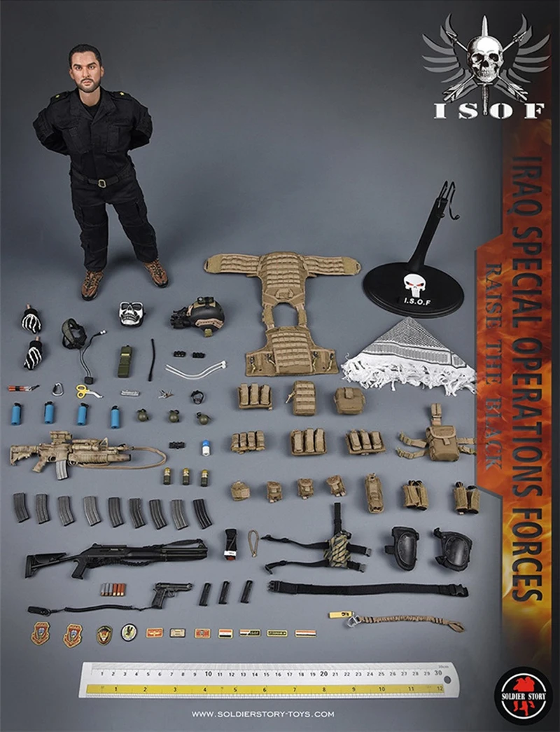 Полный набор кукол, 1/6 масштаб, фигурка SoldierStory SS 105 1/6, фигурка спецназа, военный рисунок, кукла для коллекции