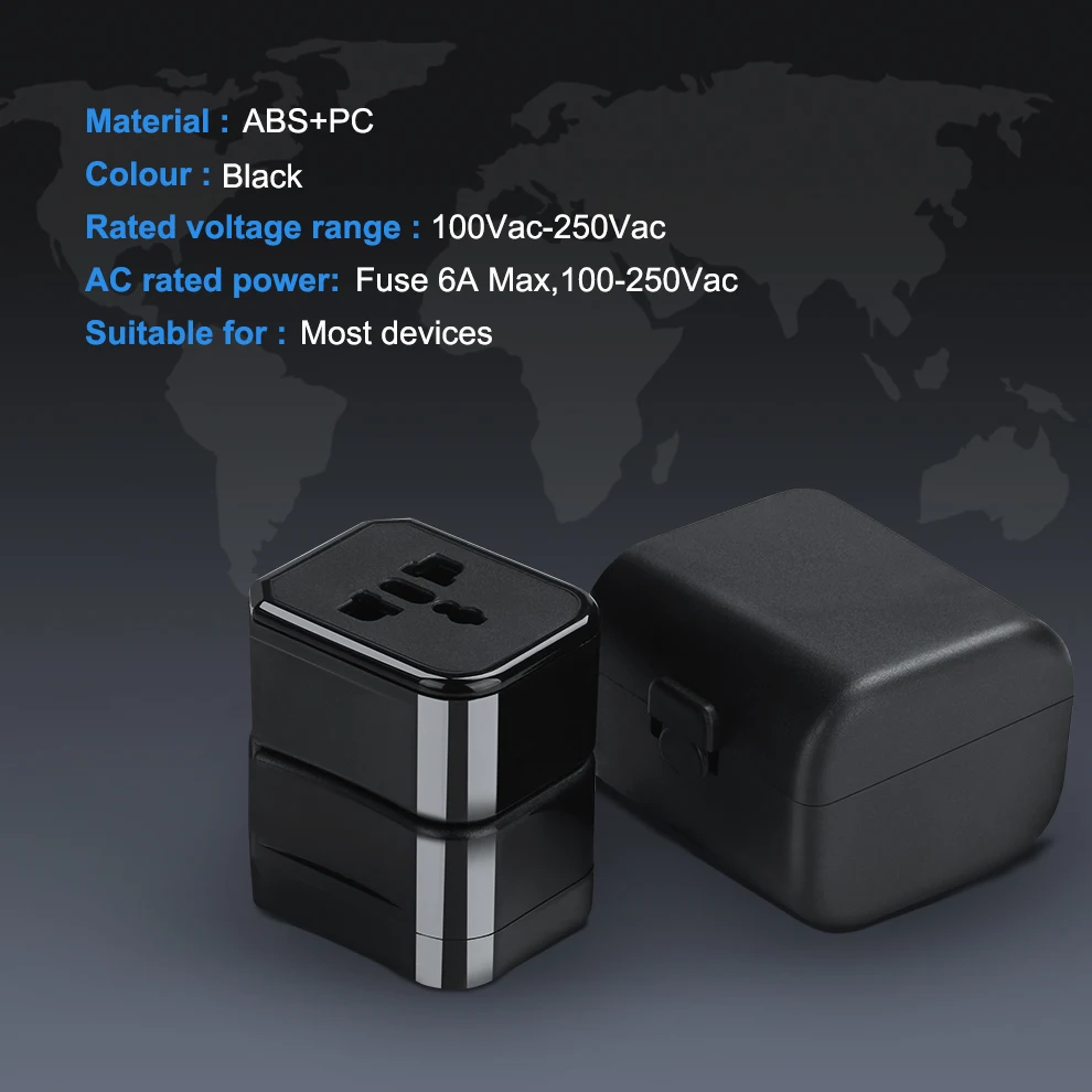 SeenDa Travel Adapter Международный Универсальный адаптер питания все в одном по всему миру настенная розетка для зарядника Розетки конвертер США Великобритания ЕС AU