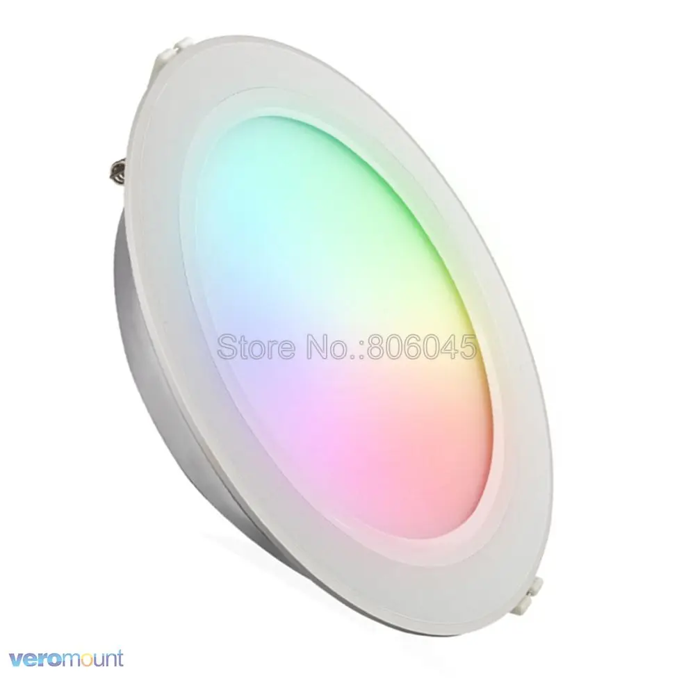 FUT068 Mi light 2 4G 6W RGB + CCT Светодиодный точечный светильник 85 265V круглый Диммируемый