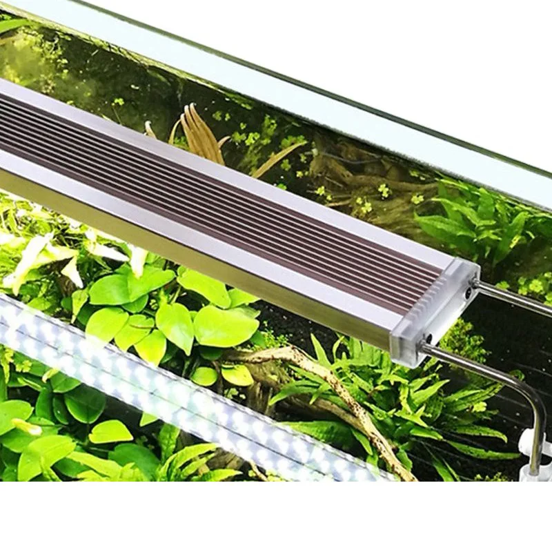 

Slim Aquarium LED Lighting Fish Tank Aquatic Plant Growing Light 12-24W 220V ADE Extensible Waterproof Clip-on Fish Tank Lamp
