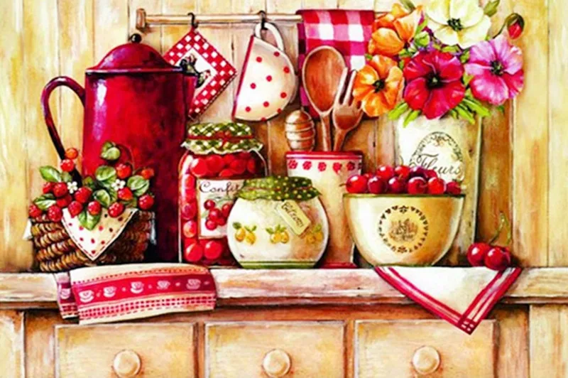 

5D DIY Diamond Embroidery Cup Scenery Cross Stitch Full Round Diamond sea diamond painting rhinestones love gift