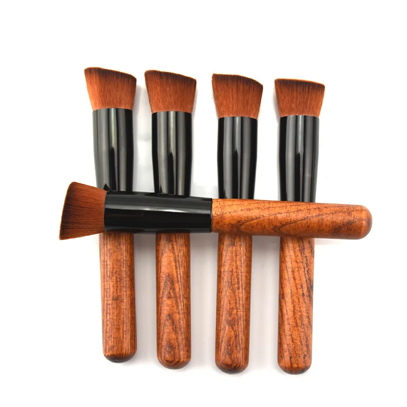 High Quality Makeup Brushes Oblique Head Foundation Brush Professional Single Makeup Brush Blending/Contour/Cheek Blusher 1PCS