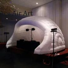 Фабрика хороший 4 м надувные luna купол палатка, полусферической иглу тентсаж, trade show pod стенд для личного концерта и крышка автомобиля
