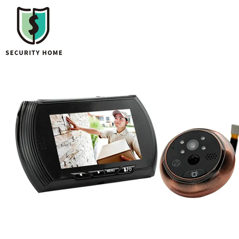 

Fimei Smart Digital Door Viewer Peephole Camera With PIR Motion Detection Night Vision DND Function 4.3 inch HD Color Screen