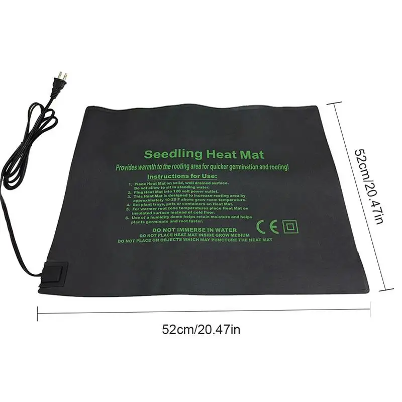 Plant Heating Mat Seedling Flower Electric Blanket Waterproof Warm Durable Hydroponic Heating Pad EU/US S/M/L Size - Цвет: M US