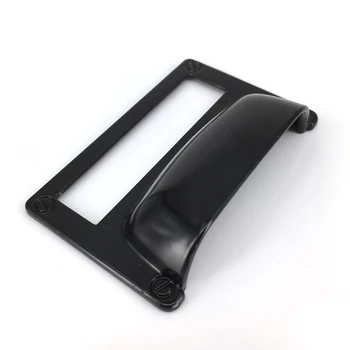 

81*51mm Black Label box business card box handle zinc alloy handle drawer handle decorative frame retro