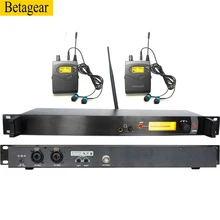 Betagear bk2000 моно в ухо монитор Беспроводная система Профессиональный звук этап uhf IEM 1 передатчик 2 приемника производительность этап