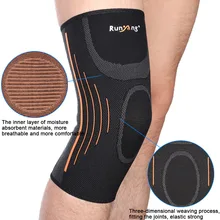 A11 черный классический наколенник поддержка защитное Фиксирующее приспособление дышащий спорта тенниса Велоспорт наколенники рельеф предотвратить наколенники Поддержка скоба