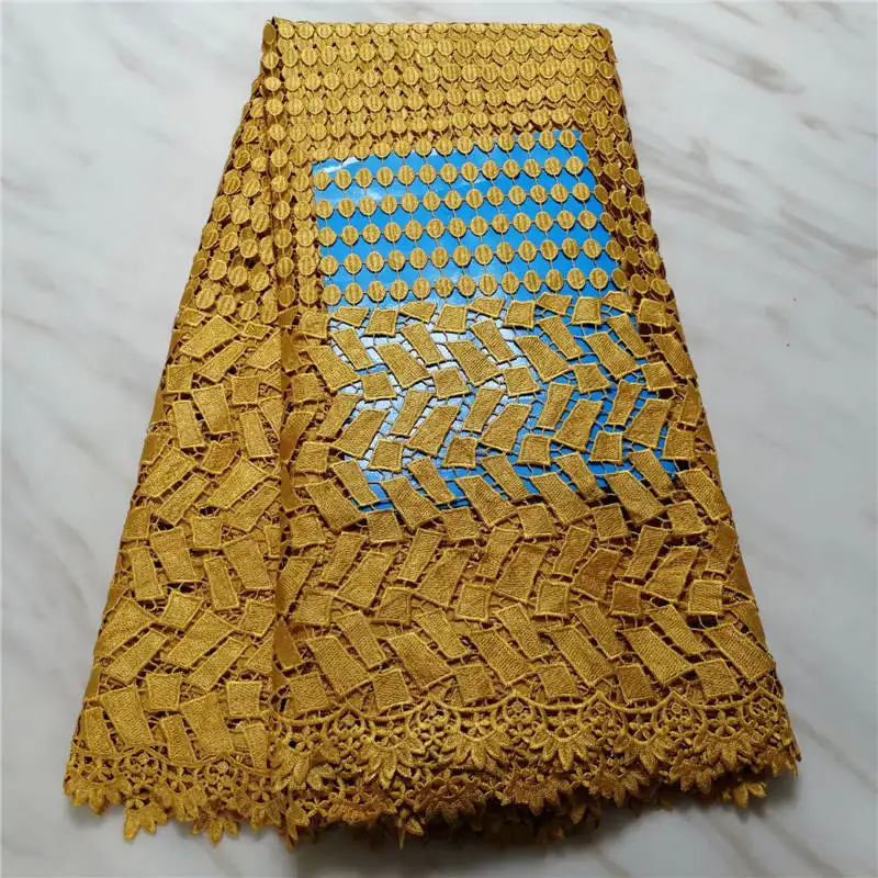 

PL!Latest Teal African French Lace Fabric High Quality Guipure Lace Chemical Lace Fabric For Wedding Or Party ! L41928