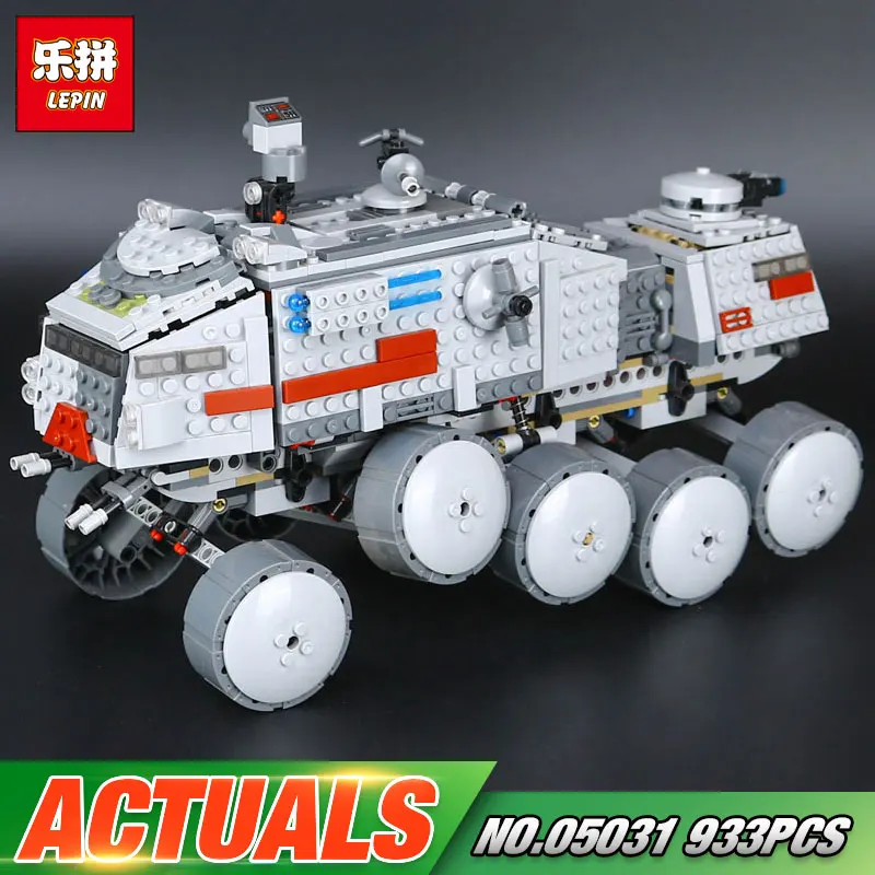 

New Toys 05031 933Pcs Star Toys Wars The 75151 Clone Set Turbo Tank Set Building Blocks Bricks Kids Christmas Birthday Toys Gift