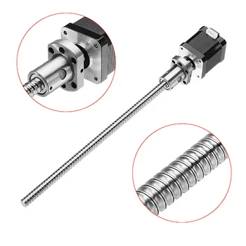 

DC 12V 1.8A 5.8W NEMA17 1.8 Degree 2 Phase Stepper Motor 42BYGB48 with 300mm 1204 Ball Screw