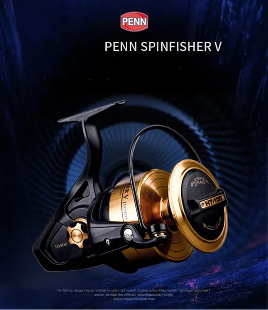 Penn Spinfisher V Ssv 3500-10500 Size Spinning Fishing Reel 18lb