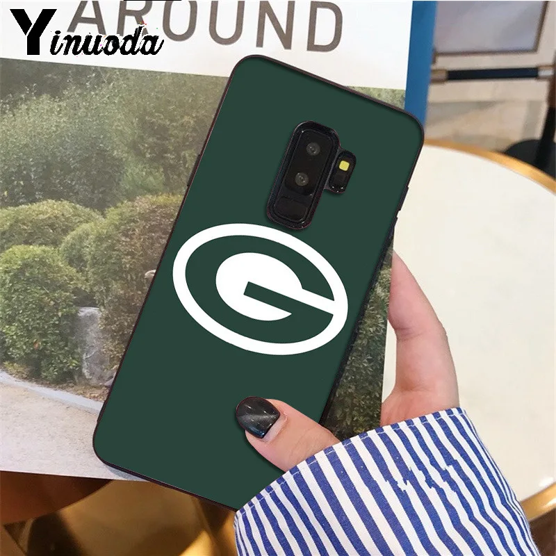 Yinuoda Green Bay Packers ТПУ Мягкая телефон аксессуары чехол для телефона для samsung S9 S9 плюс S5 S6 S6edge S6plus S7 S7edge S8 S8plus - Цвет: A14