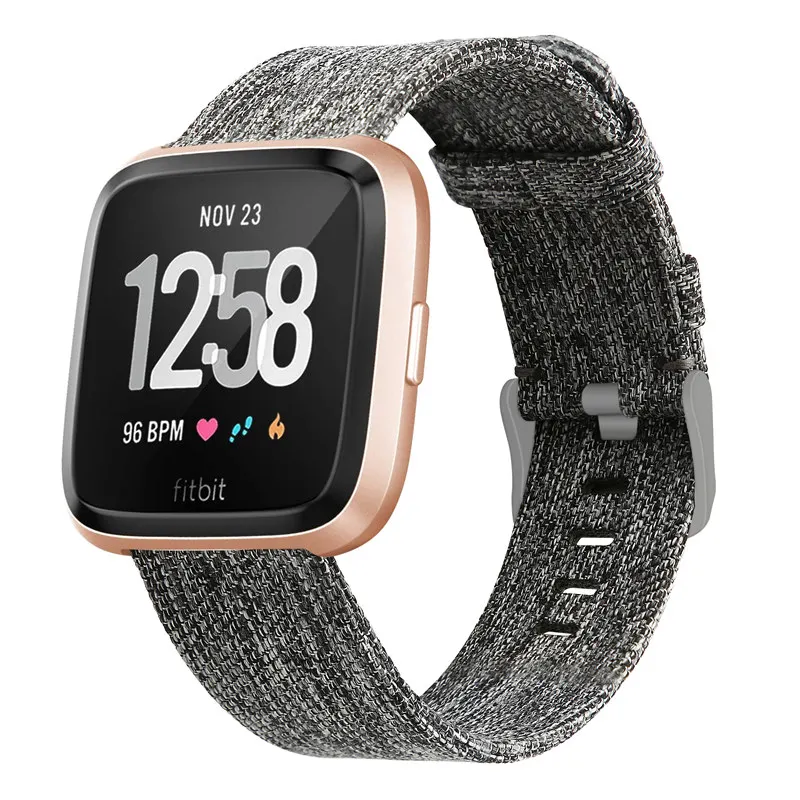 Fitbit Versa, ремешок для Fitbit Versa, 2 ремешка, браслет, холст, дышащий, сменный Браслет для Fitbit Versa Lite 64001 - Цвет ремешка: 4