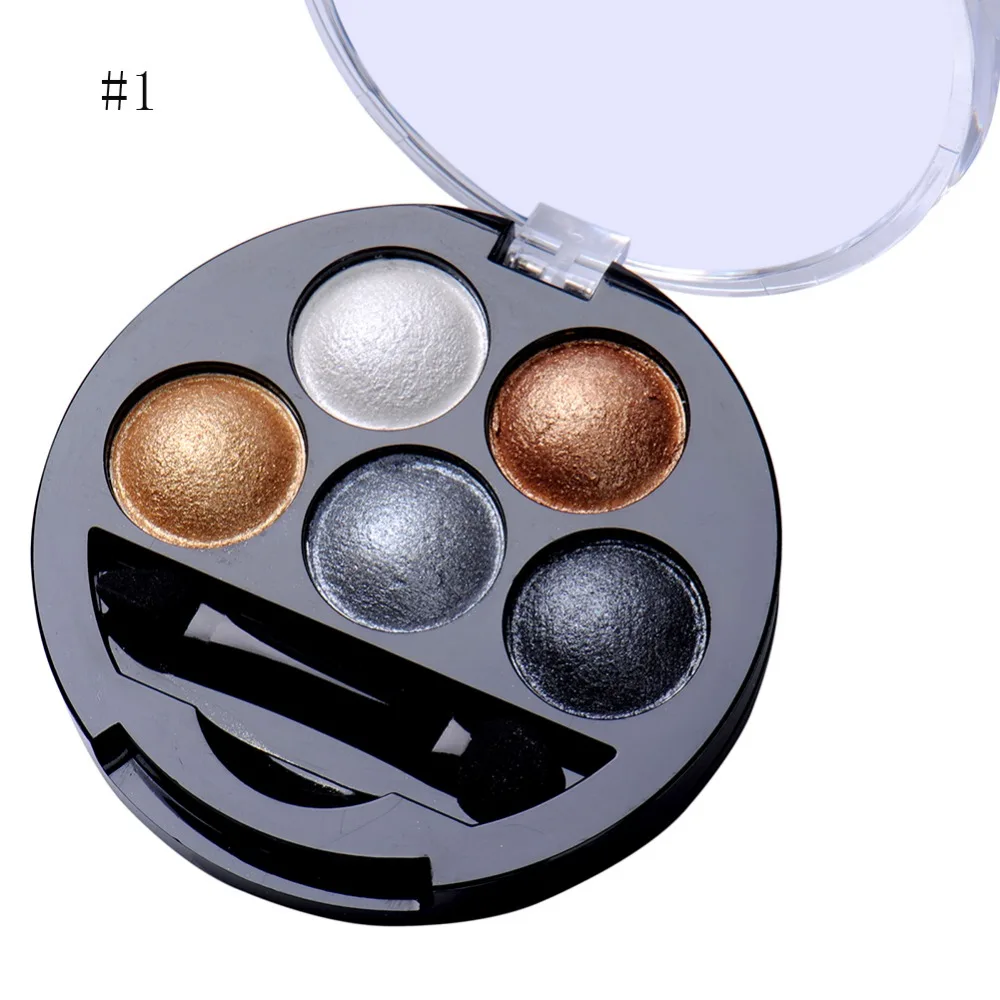 5 Colors Pigment Eyeshadow Palette font b Eye b font font b Shadow b font Powder