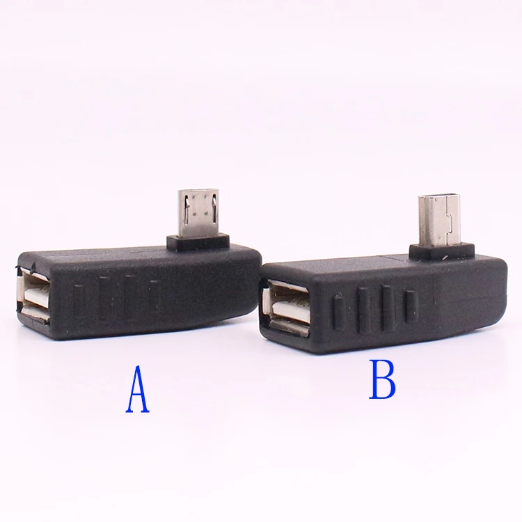 

Right Angle 90 Degree USB2.0 A female to Micro USB or Mini USB USB 2.0 converter adapter connector retail wholesale