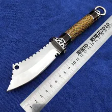 Tactical Authentic self-defense small straight knife outdoor survival tool high hardness tactical copper handle Handmade knife цена Tactical Authentic self-defense small straight knife outdoor survival tool high hardness tactical copper handle Handmade knife цены онлайн