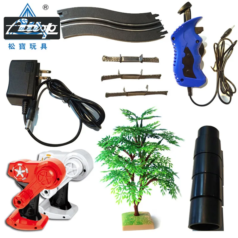 

Track Toy Car Accessories Simulation Toy Racing Track Racing Original Accessories Brush Power Hand-cranked Landscape Tree Track