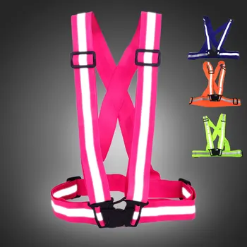 

CITALL Adjustable Security Vest Safety Warning Reflective Gear Stripe Safe Belt Outdoor Night Working For Ford Mercedes Audi VW
