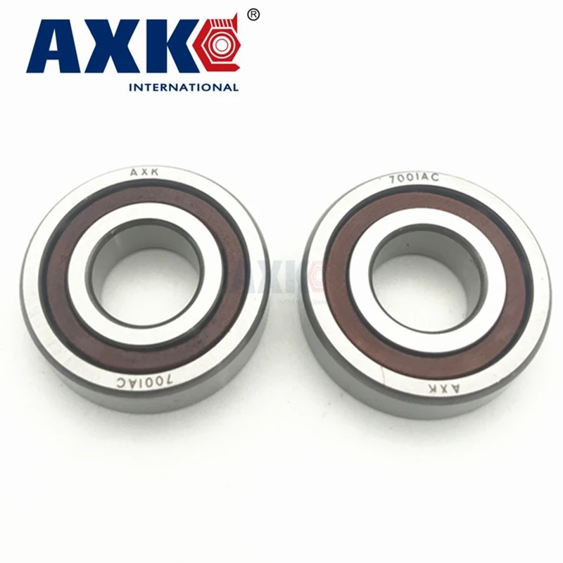Axk 12 мм диаметр Угловые контактные шариковые подшипники 7001 7001ac 2rz P4 12x28x8 Abec7