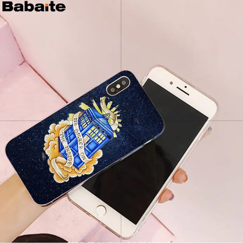 Babaite Tardis Box Doctor Who Colorful Cute Phone Accessories Case for Apple iPhone 8 7 6 6S Plus X XS MAX 5 5S SE XR Cellphones Babaite Tardis Box Doctor Who Colorful Cute Phone Accessories Case for Apple iPhone 8 7 6 6S Plus X XS MAX 5 5S SE XR Cellphones
