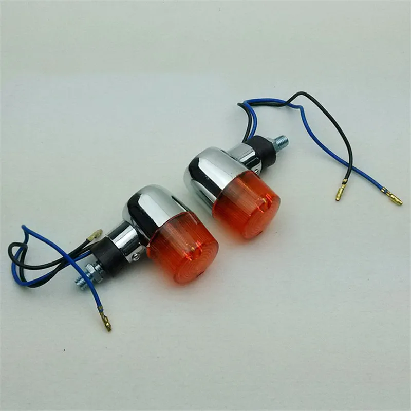 4 шт. Универсальный 12V 15W Мотоцикл Пуля указатель поворота шоры мигалки лампы