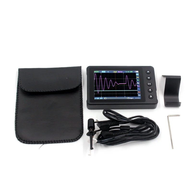 DSO Nano V3 Digital Oscilloscopes USB Mini Oscilloscope Kit LCD 200Khz Analog Bandwidth Osciloscopio+Buit in Signal Generator