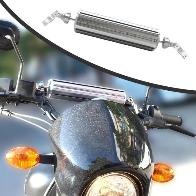 Waterproof Motorcycle Bluetooth Audio Sound System LED Display APP Control MP3/TF/USB FM Radio Stereo Speakers