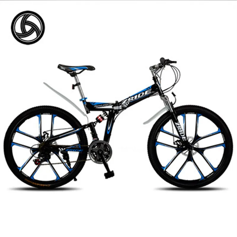 Складной горный велосипед с 26 &quot30 скоростями цельный из магниевого сплава MTB